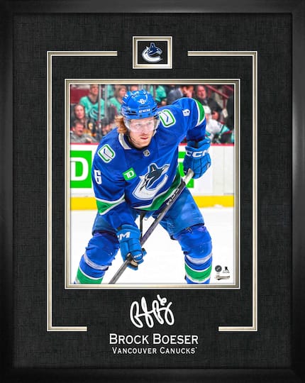 Brock Boeser 16" x 20" Replica Signature Frame Canucks